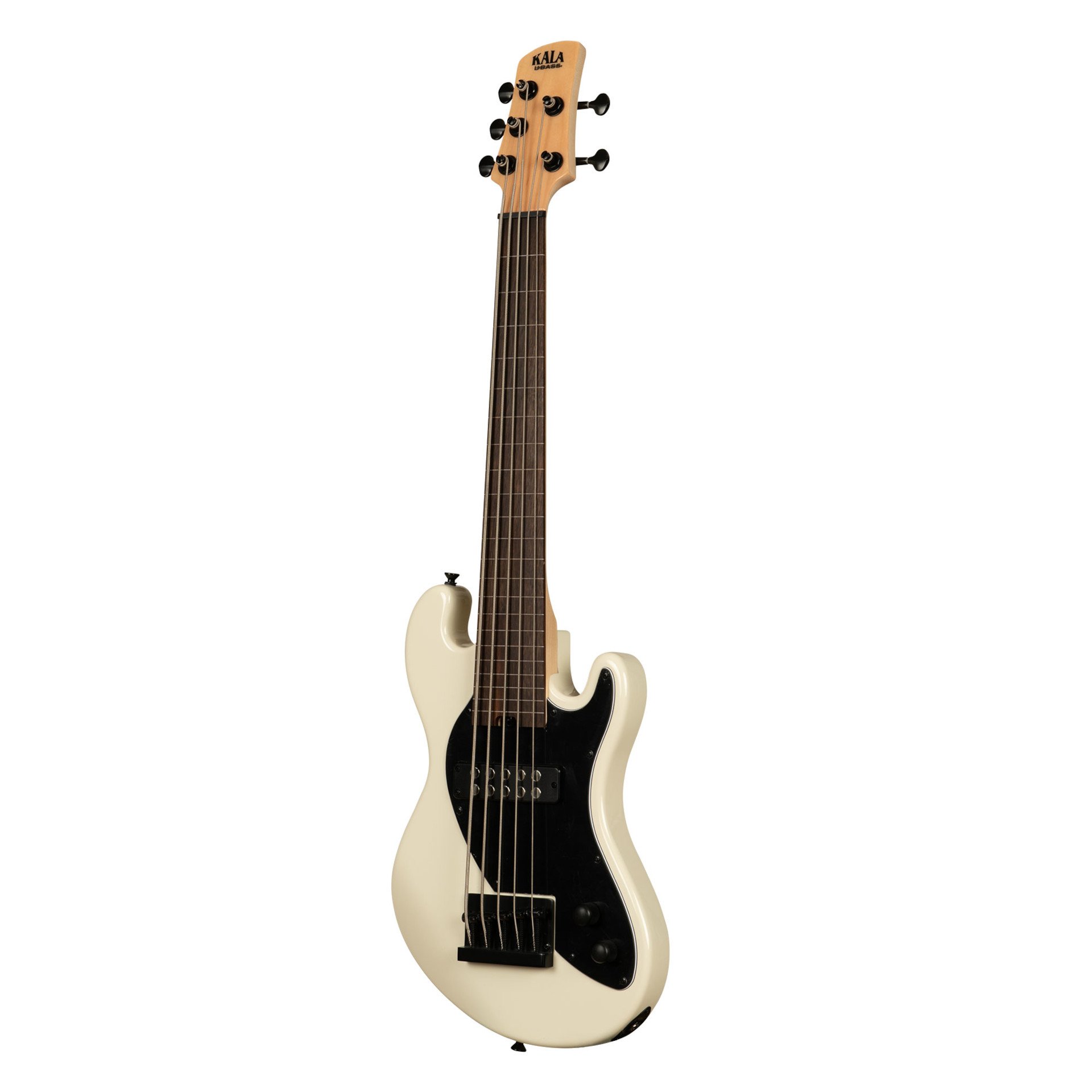 U-Bass Solid Body 5-String, Fretless Sweet Cream with Bag